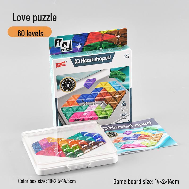 Cross-Border Puzzle Challenge: Advanced Logical Thinking and Hands-on Brain-Teasing Game for Kids