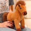 Yousheng Pony Figure 2026 Horse Year Mascot PP Cotton Filled Detailed Horse Ornament Brown Foal Doll Sculpture Desktop Bedside Car Decor