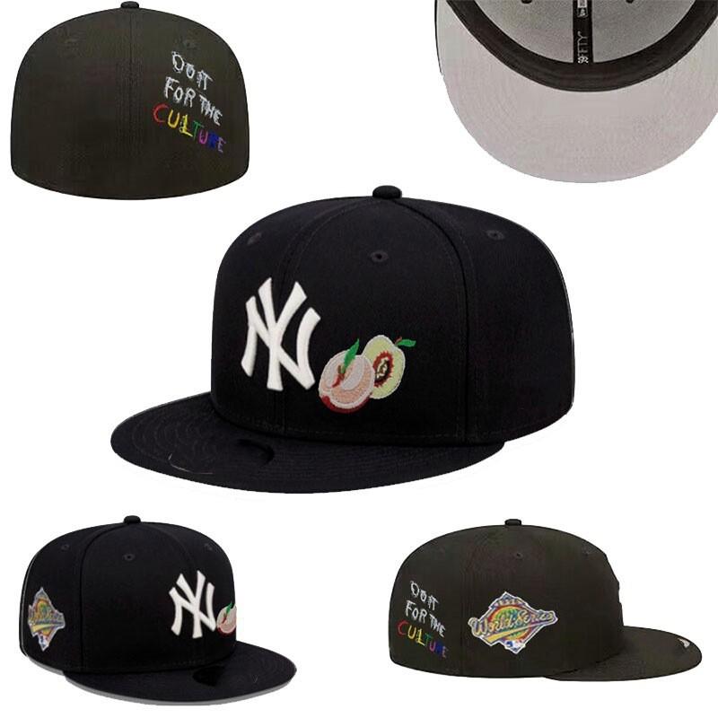Baseball Cap Embroidered Flat Brim Sun Hat Men Women Adjustable Casual