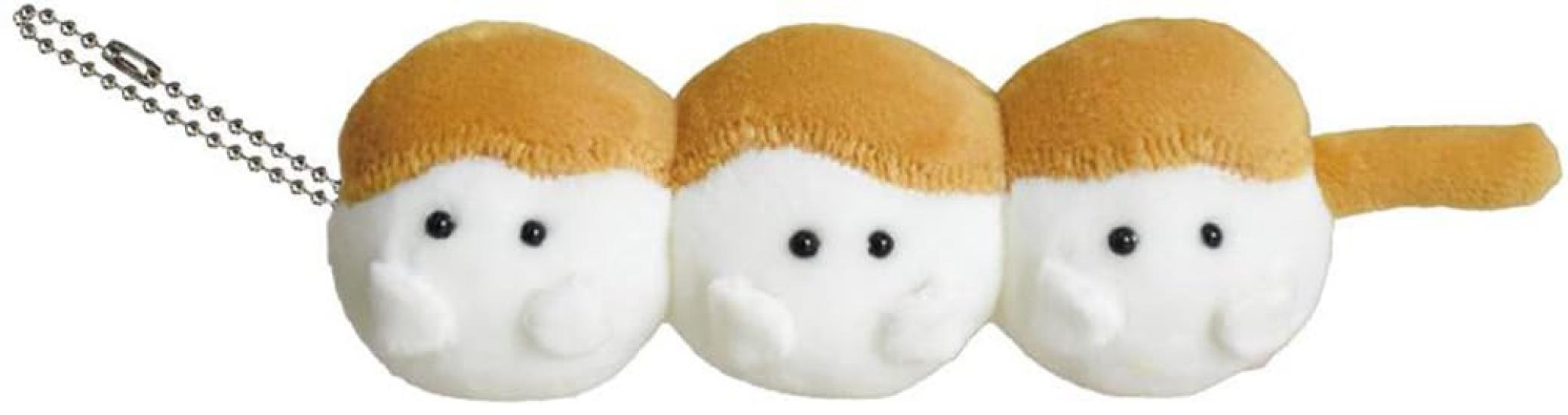 

Ippinsha Mochitto Wagashi-san Ball Chain Mascot Mitarashi Dango Gift 48056