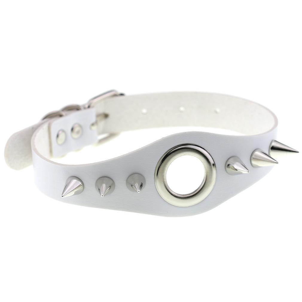 Black Spiky Choker Collar For Girls  Emo  Punk Goth Necklace Neck Strap Cosplay Chocker Gothic Accessories