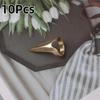 10Pcs Hairdressing Finger Claw Ring Stitching Layered Hairdressing Tool Accessories Braiding Hair