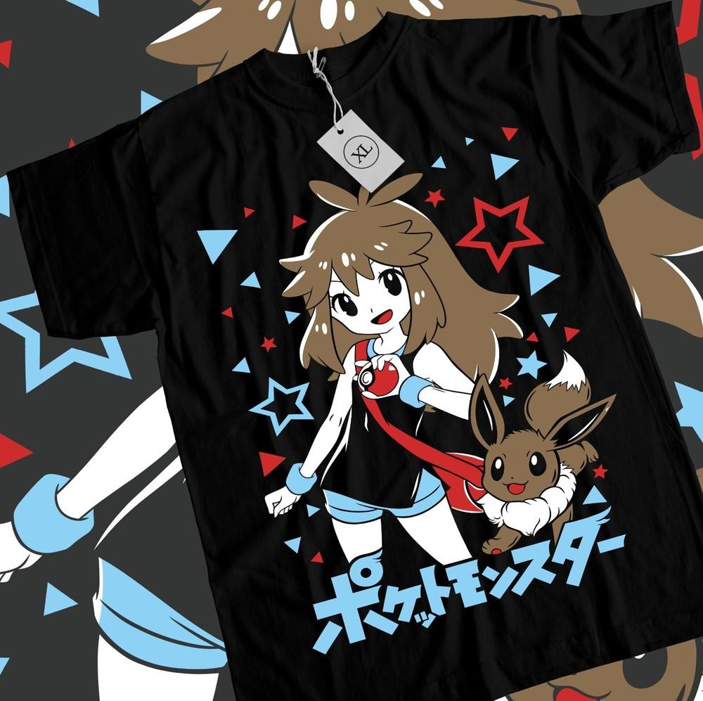 Unisex T-Shirt Kawaii Waifu Anime Black Shirt Tee All Size Unisex T-Shirt XL
