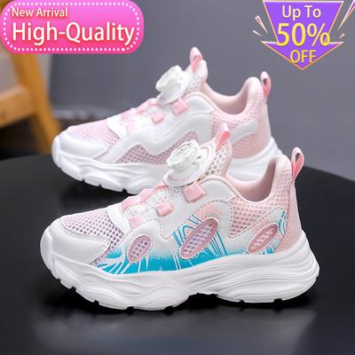 Summer Breathable Childrens Sports Shoes Racing Anti Slip Training Running Shoes Lightweight Daily Casual Shoes