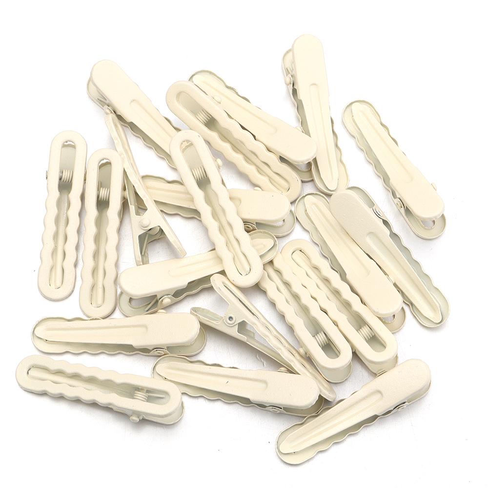 30pcs 5cm Candy Color Hair Clips Metal Hollow Wave Hairpin For Women Girls DIY Bangs Side Clip Makeup Hair Styling Accessories