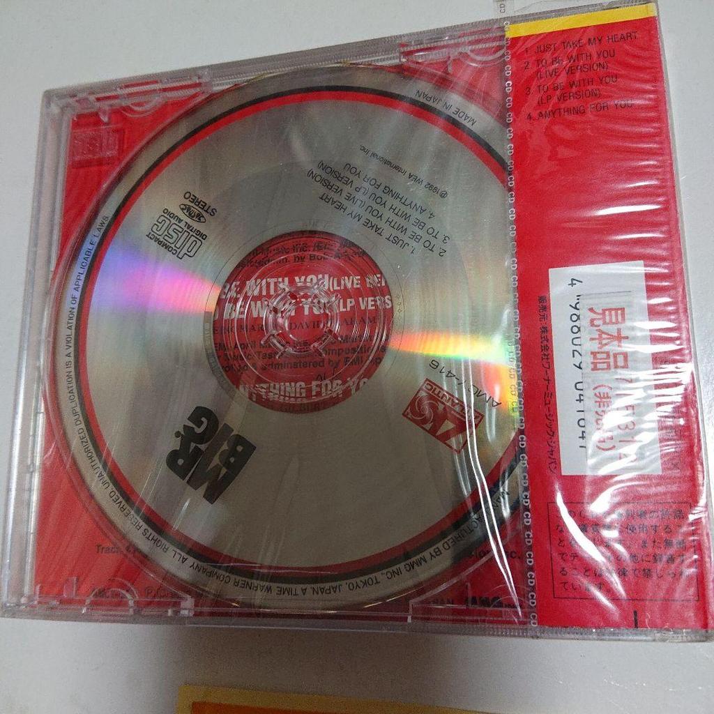 [USED] Sample board with sticker MR.BIG/Just Take my Heart