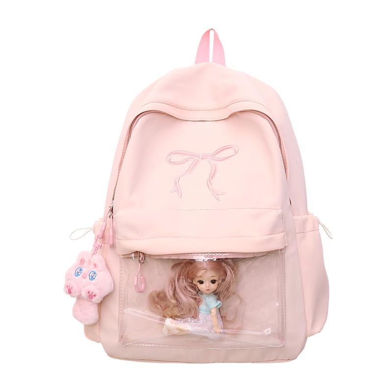 2025 Summer Japanese-Style Ita Bag for Girls - Large Capacity Backpack for Grades 4-12, with Laptop Compartment