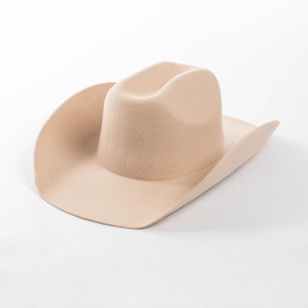 USPOP Chapeau de Cowboy 100% Laine Unisexe Chapeau Feutre à Large Bord Couleur Unie Style Fedora Classique Plusieurs Tailles S–XL Automne Hiver