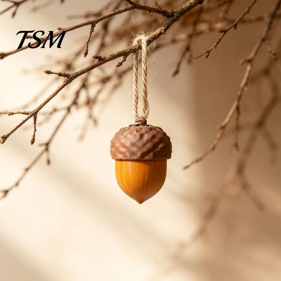 Tactile Clicker Toy 3D Printed Acorn Fidget Clicker, Fake Finger Stress Portable Reliever Relief Push Toy, Gift for Kids Teens Adults