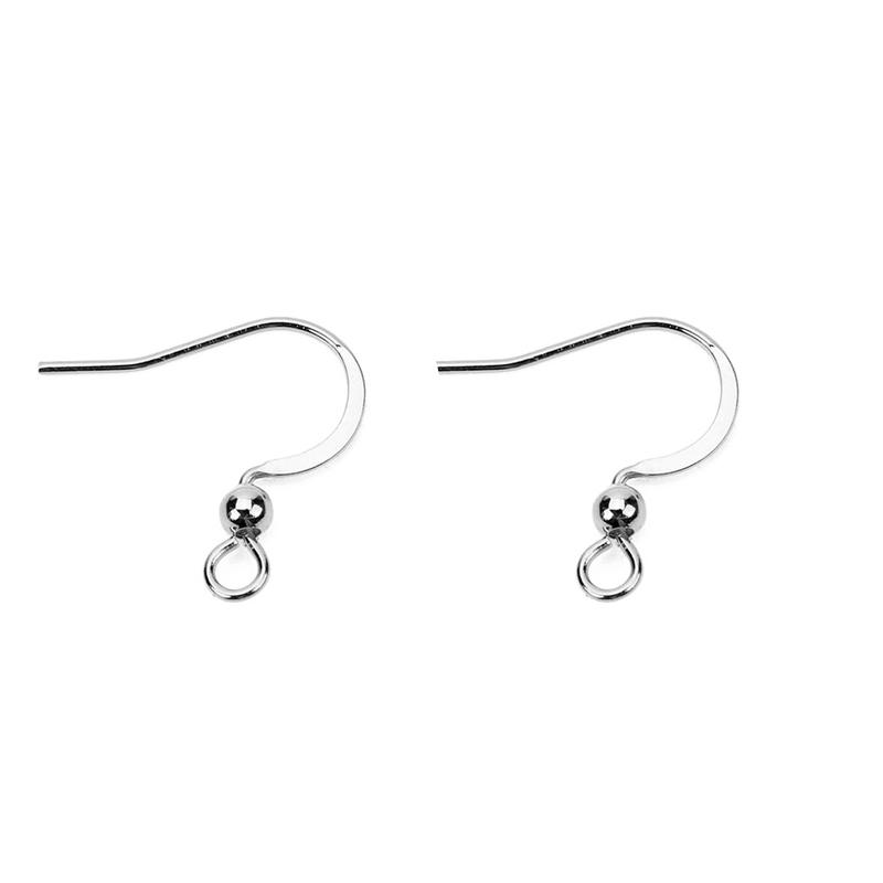 

50pcs Hypoallergenic Stainless Steel Earring Hooks Bulk Lot Anti Allergy Earring Clasps Making For Diy Jewelry Supplies Findings