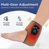 Foot Massager with Heated Ankle Wrap, Wireless Portable Design, Triple Method & 3 Vibration Modes for Home Office Travel