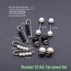 Anti-Exposure Safety Pin Brooch Set for Clothing, Cardigans, Scarves, Dresses, and Waist-Cinching