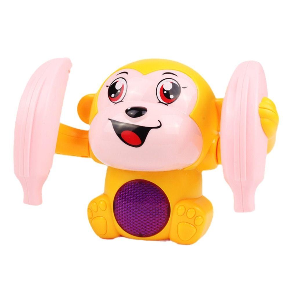 

Electric Baby Toys Tumbling Monkeys Game Voice-activated Tumbling Monkey Baby Rolling Monkey Toy жёлтый