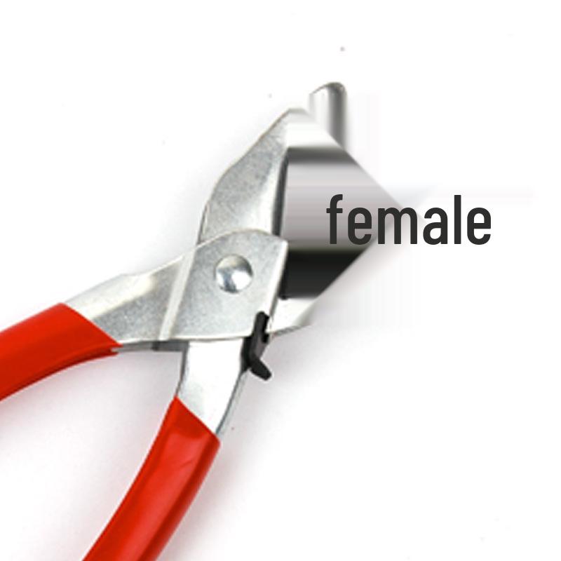 9" Galvanized Hole Punch Pliers with Dipped Handle