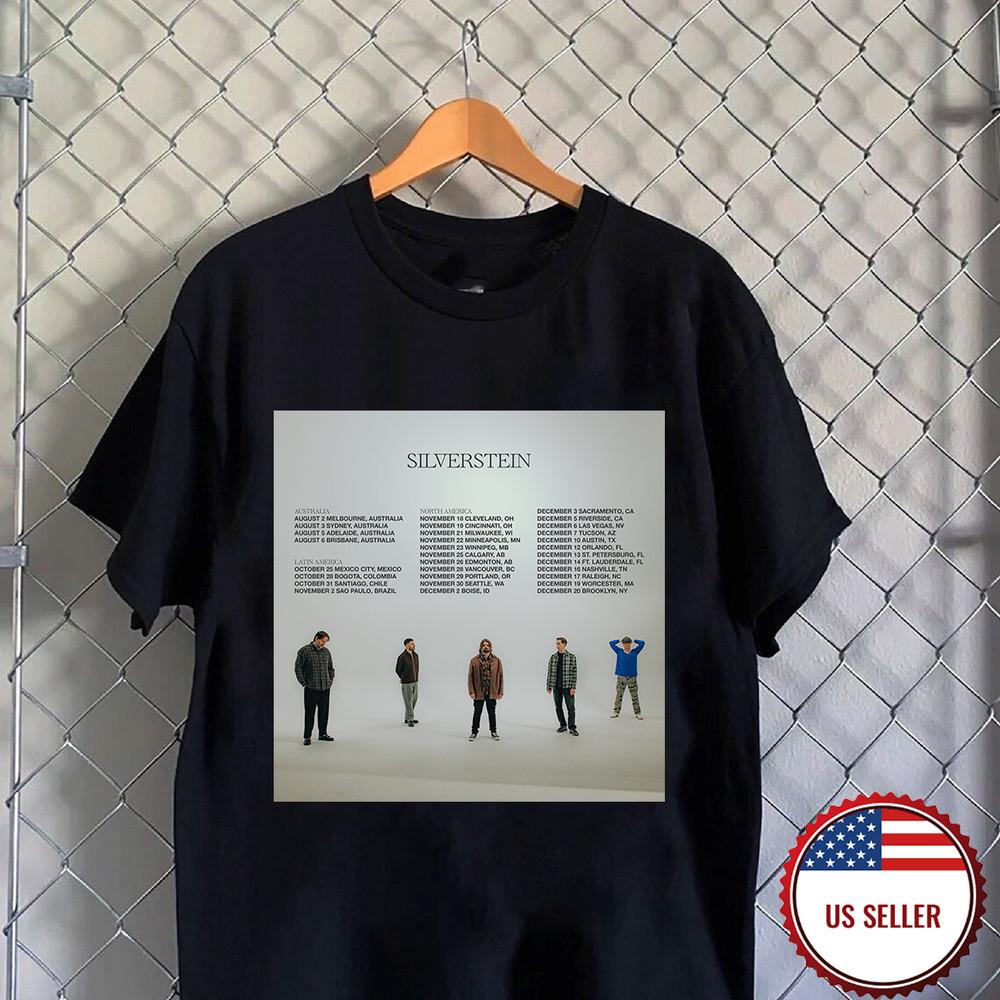 Silverstein Band AUSTRALIA Latin America tour Cotton T Shirt Full Size S-5XL Unisex T-Shirt S