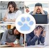 Squishy Cat Paws Squishy Toy 14x14 Cm Sky Blue Stress Relief Squeeze Toy Soft Cat Paw for Kids and Adults