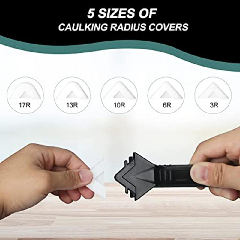 3 in 1 Sealant Angle Scraper Spatula Silicone Grout Caulk Floor Seam Glass Glue Remover Home Removal Tool Kit