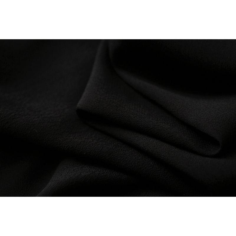 Foreign Trade Export Mature Intellectual Sexy Deep V-neck Loose Meat Covering Viscose Dress Temperament Drape Guest Dresses