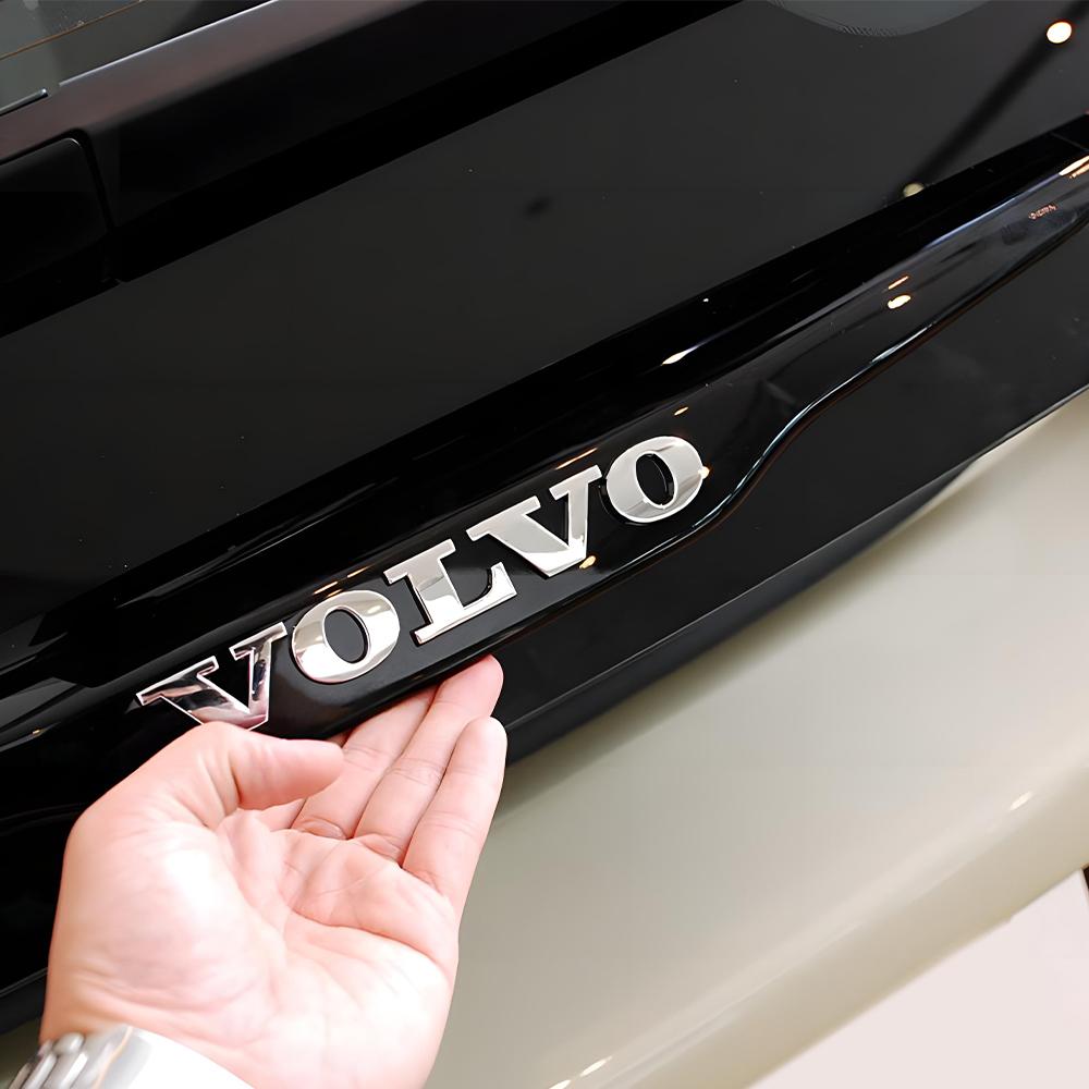 3D ABS Volvo Auto Motorhauben Buchstaben Logo Plakette Heckklappen Emblem Aufkleber Zubehör Für Volvo Rdesign XC60 XC90 V40 V50 V60 S60 S40