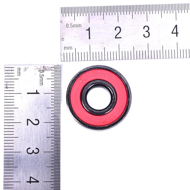 10 ks/sada 608 2Rs Ložisko Hlubokodrážková ocelová zapouzdřená kuličková ložiska 608Rs 608-2Rs