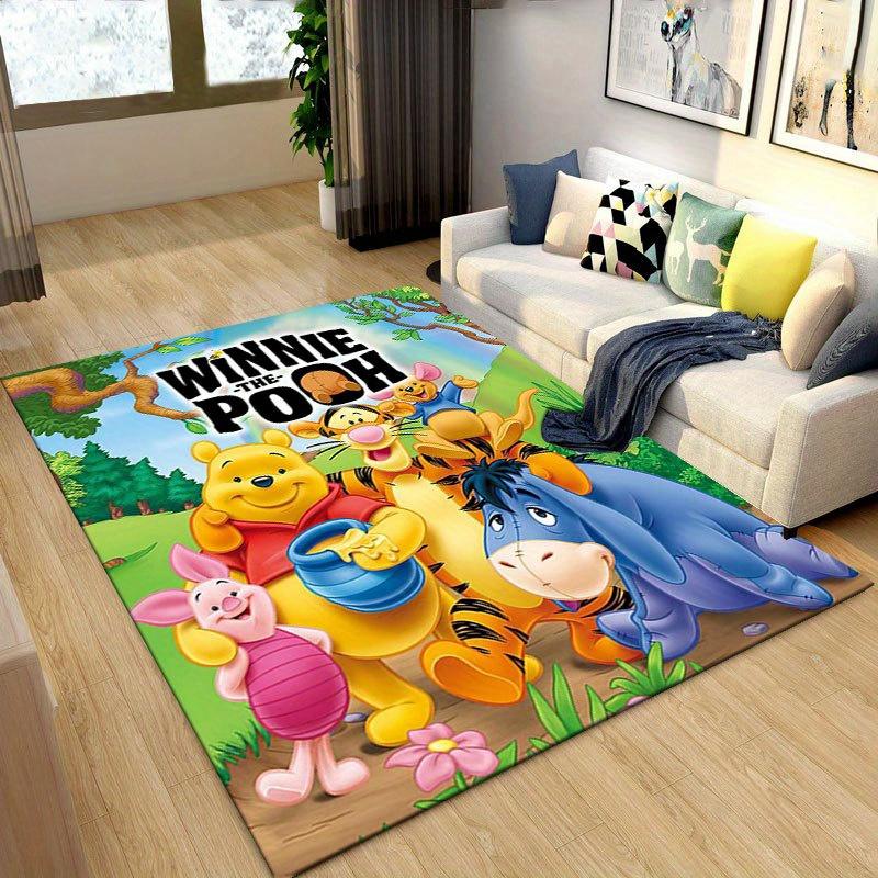 1pc Winnie the Pooh Pattern Carpet Area Rug Non Slip Carpet Hand Washable Floor Mat Suitable For Living Room Bedroom Home Decor Room Decor