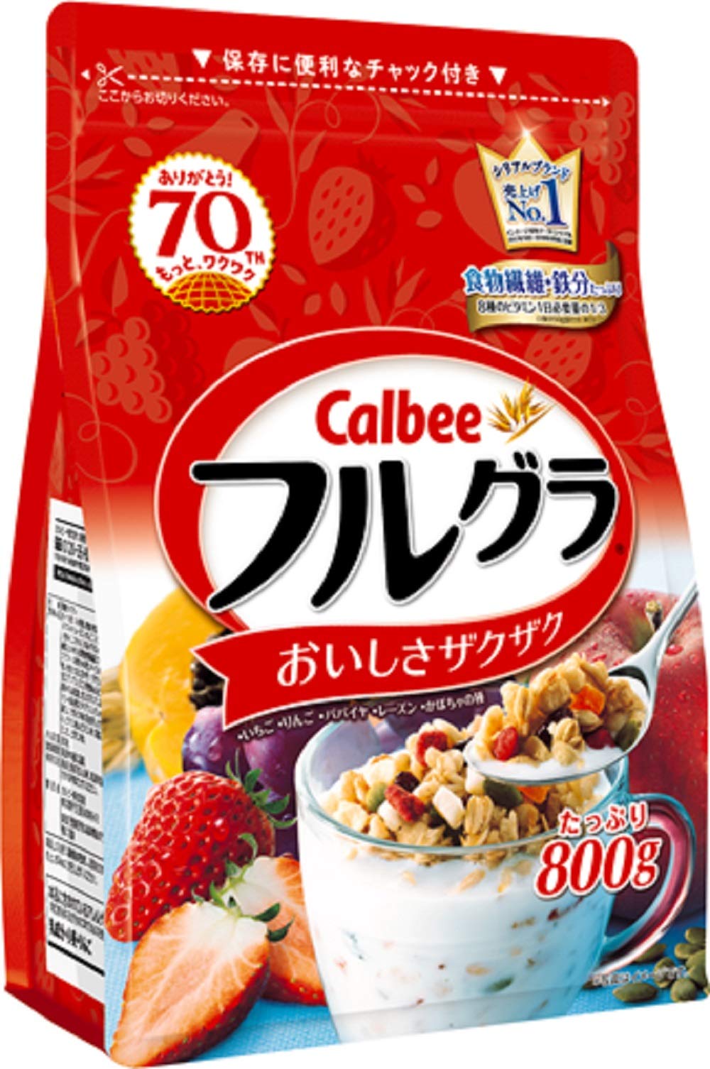 

Calbee Frugra 800 г x 6 пакетиков [Набор продуктов]