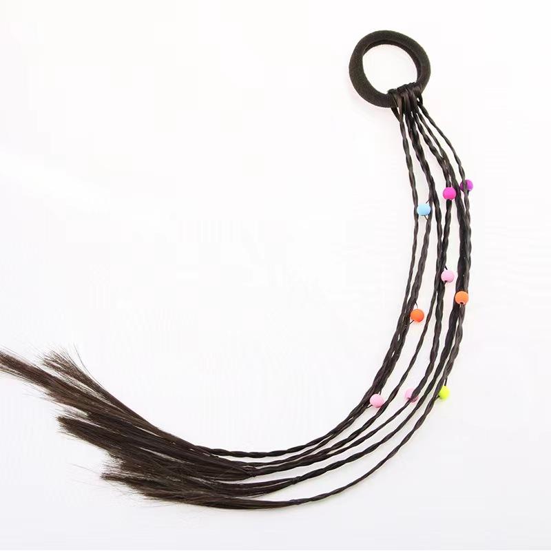 Elastic Hair Band Dimensional Dolls Flowers Rubber Band Hair Accessories Ropes Kids Baby Hair Bands