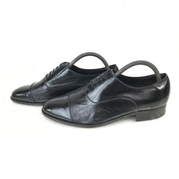 Japan PIDO Width Selection Straight Tip Dress Shoes 26cm 4E Black(USED)