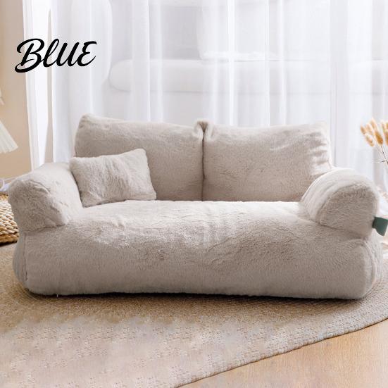 Non-slip Pet Bed Dog Nest Comfortable Removable Sofa Soft 1 Set Cozy Washable Cat Sleeping