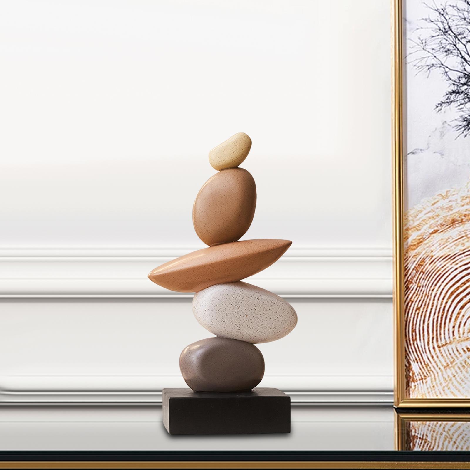 

Artificial Sandstone Statue Sculpture Art Artwork Figurine Desktop Ornament for Living Room Apartment Wedding Bar різнокольоровий