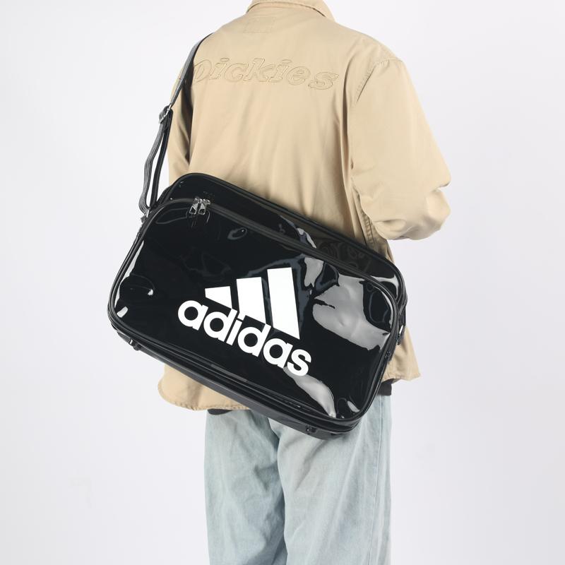 New Adidas PU Shoulder Bag, Crossbody Bag Regular Unisex Black CX4038
