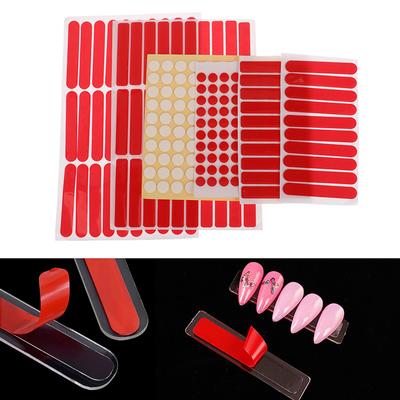 Nail Adhesive Sticker Nail Stand Double Sided Tape For False Nails Display Stand Nail Tips Show Stand Holder Tools