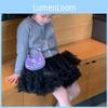 Modern Chic Mini Children's Handheld Chain Crossbody Bag For Girls With Sequins