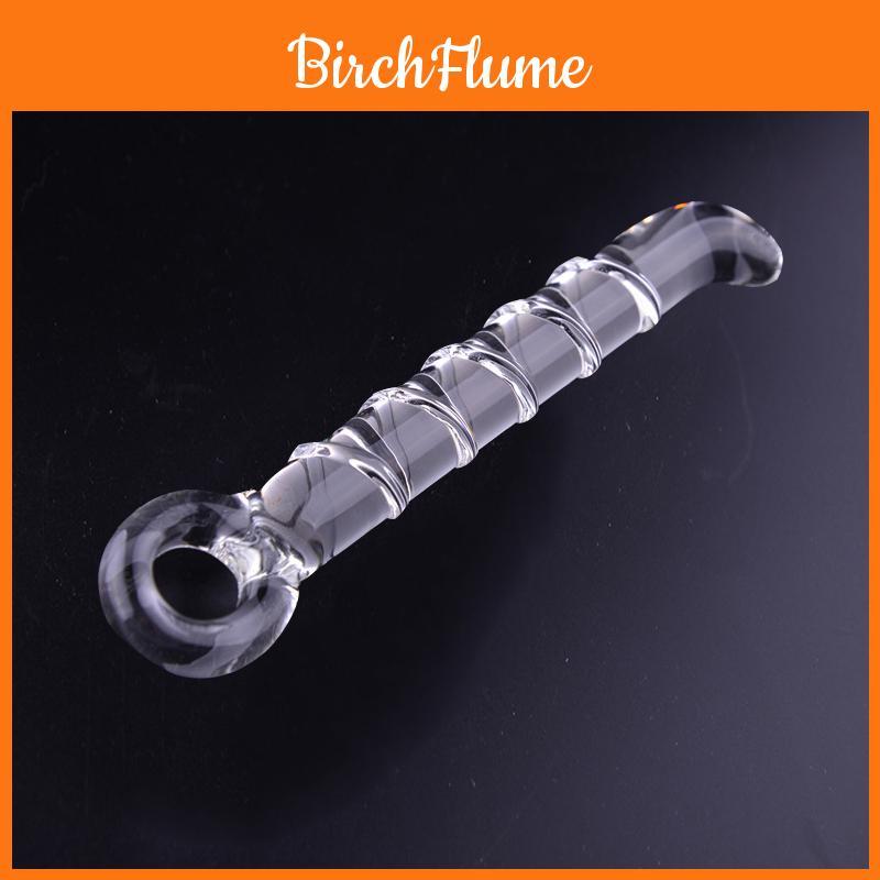 Metal Anal Glass Dildo Beads Butt Plug Crystal Balls Female Sex Toy Adult For