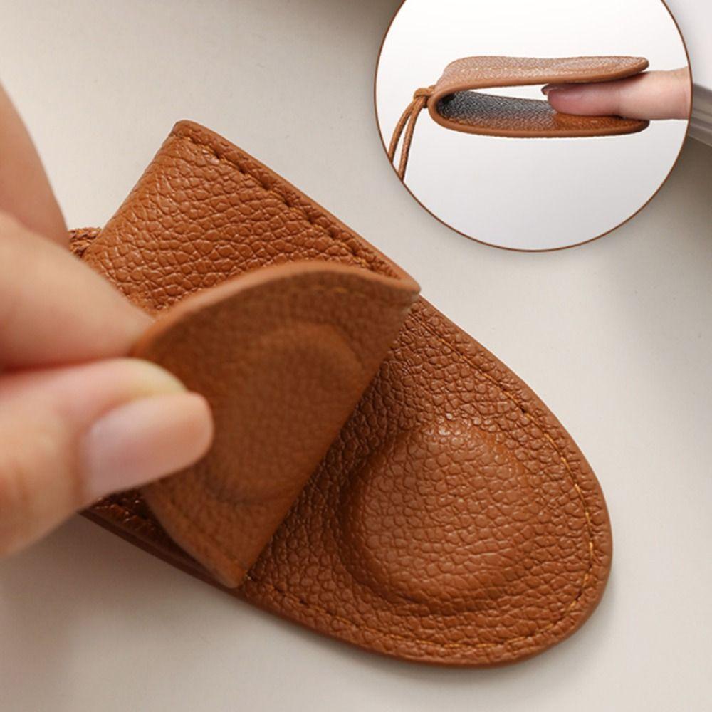 Sunglasses Storage Lanyard Glasses Clip Neck Hanging Pu Leather Magnetic Hat Clip Portable   Beach