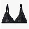 Women S Velour Patch Jacquard Triangle Bra 0825381530