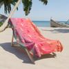 1 Stück Rosa Flamingo Paradies Muster 2D Bedrucktes Mikrofaser Strandtuch, schnelltrocknend super saugfähig. Großartig für Strand, Pool