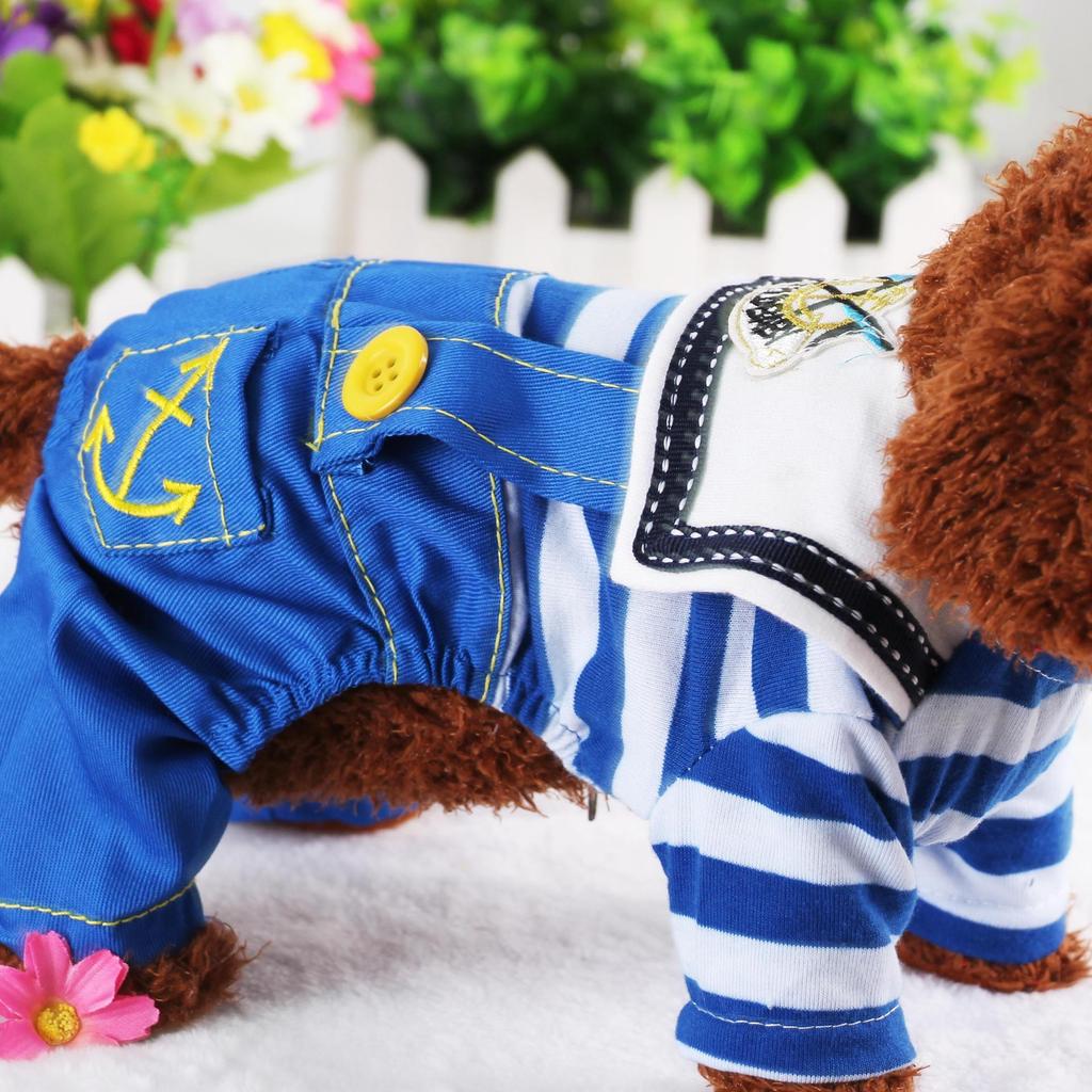 One-Piece Dog Outfit for All Seasons – Ideal for Teddy, Poodle, and Bichon Frise Puppies