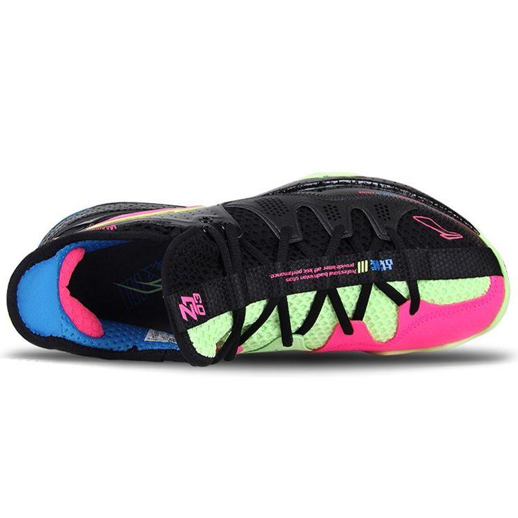 Li-Ning Warrior 3 Lightweight Midsole Technology High Elastic Stability Shock Absorption Anti-Slip Wear-Resistant Low-Top Badminton Shoes AYAS024-3
