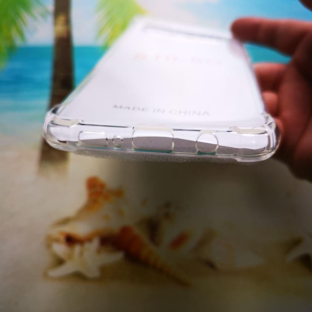 1,5 mm Dicke Transparente Airbag Weichschale für Samsung S10 5G, mit Schlüsselbandöse und Fallschutz