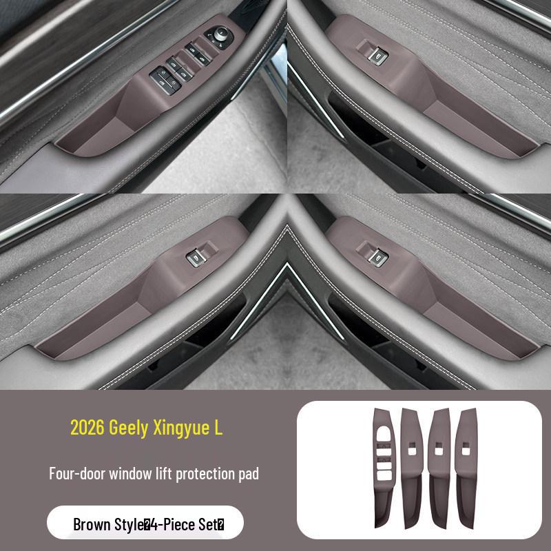 Silicone Protective Pad for Geely 26 Model Xingyue L Gear Shift with Wireless Charging