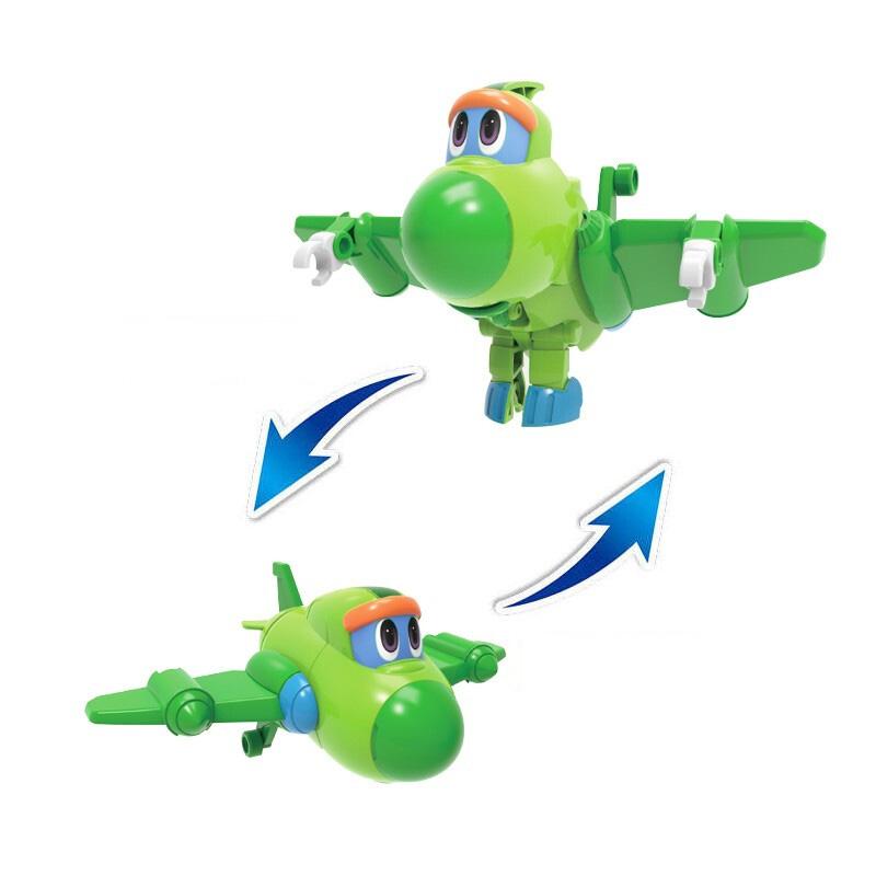 Neueste Min Gogo Dino ABS Verformung Auto/Flugzeug Action-figuren REX/PING/VIKI/TOMO Transformation Dinosaurier spielzeug für Kinder Geschenk