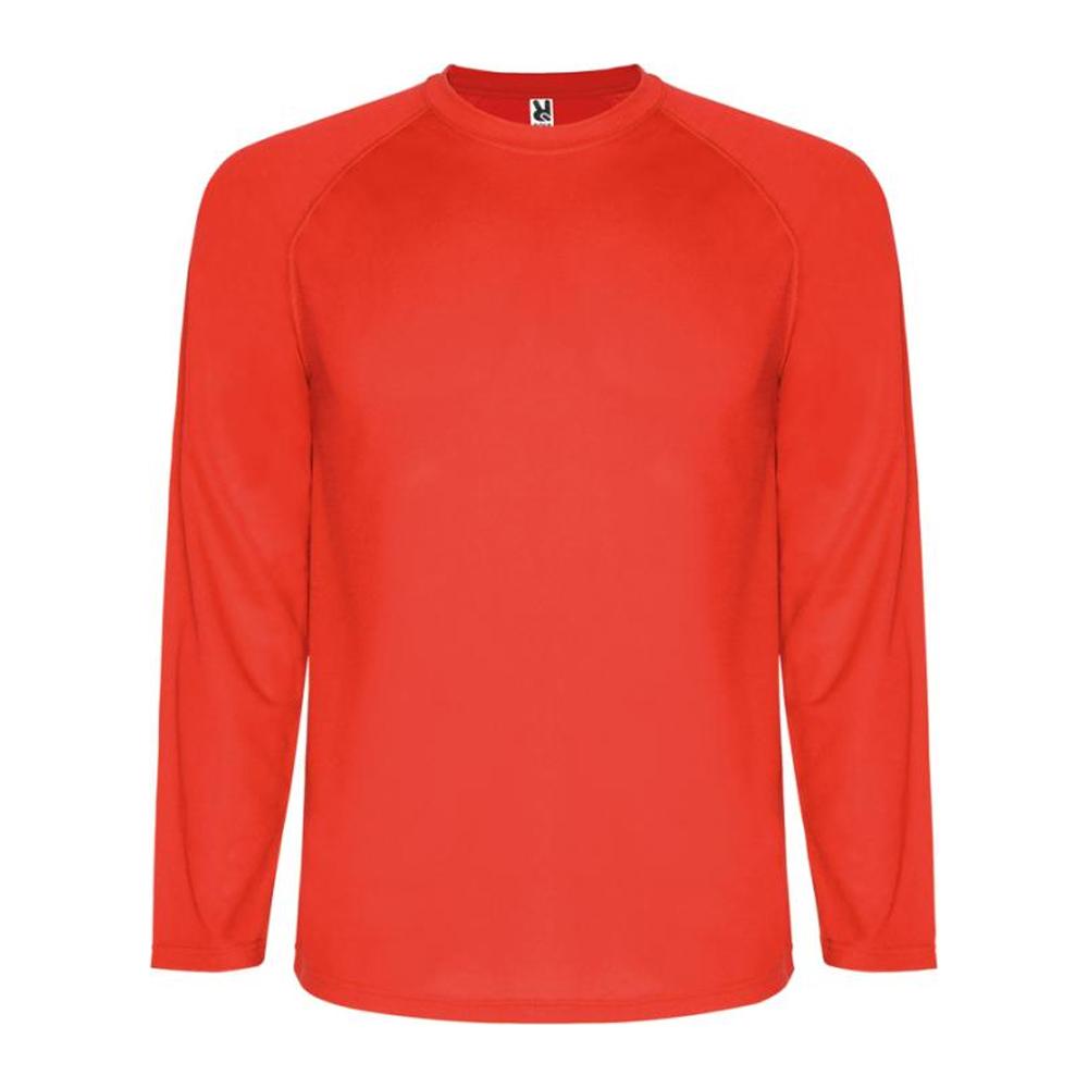 Roly Mens Montecarlo Long-Sleeved Sports T-Shirt