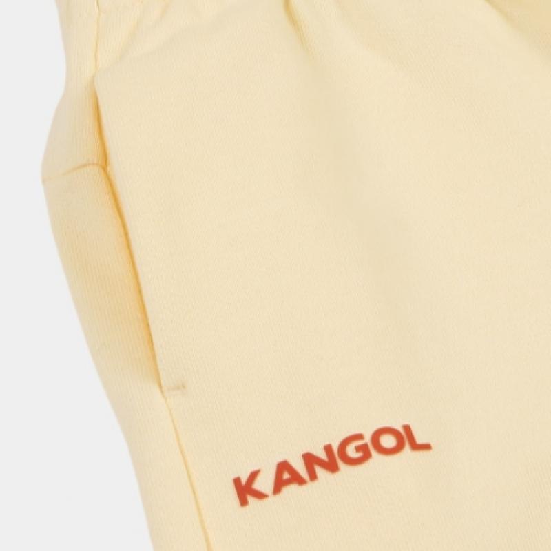 Kangol Kids Casual Fit Shorts Yellow Sb 0051