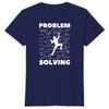 Problem Solving Math Tshirts for Unisex Unisex Funny Climbing Math Graphic T Shirts Sport Climber Short Sleeve Tee Tops