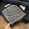 New silk scarf women's fashion versatile high-end small square scarf Korean version neck protection scarf spring and autumn retro scarf binding bag