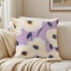 Colorful Pretty Flower Pillow Case Organic Short Plush Cushion Covers Breathable Washable WrinkleResistant