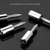 Self-Tapping Screw Partition Support: Nail Rack & Wardrobe Hardware Accessories