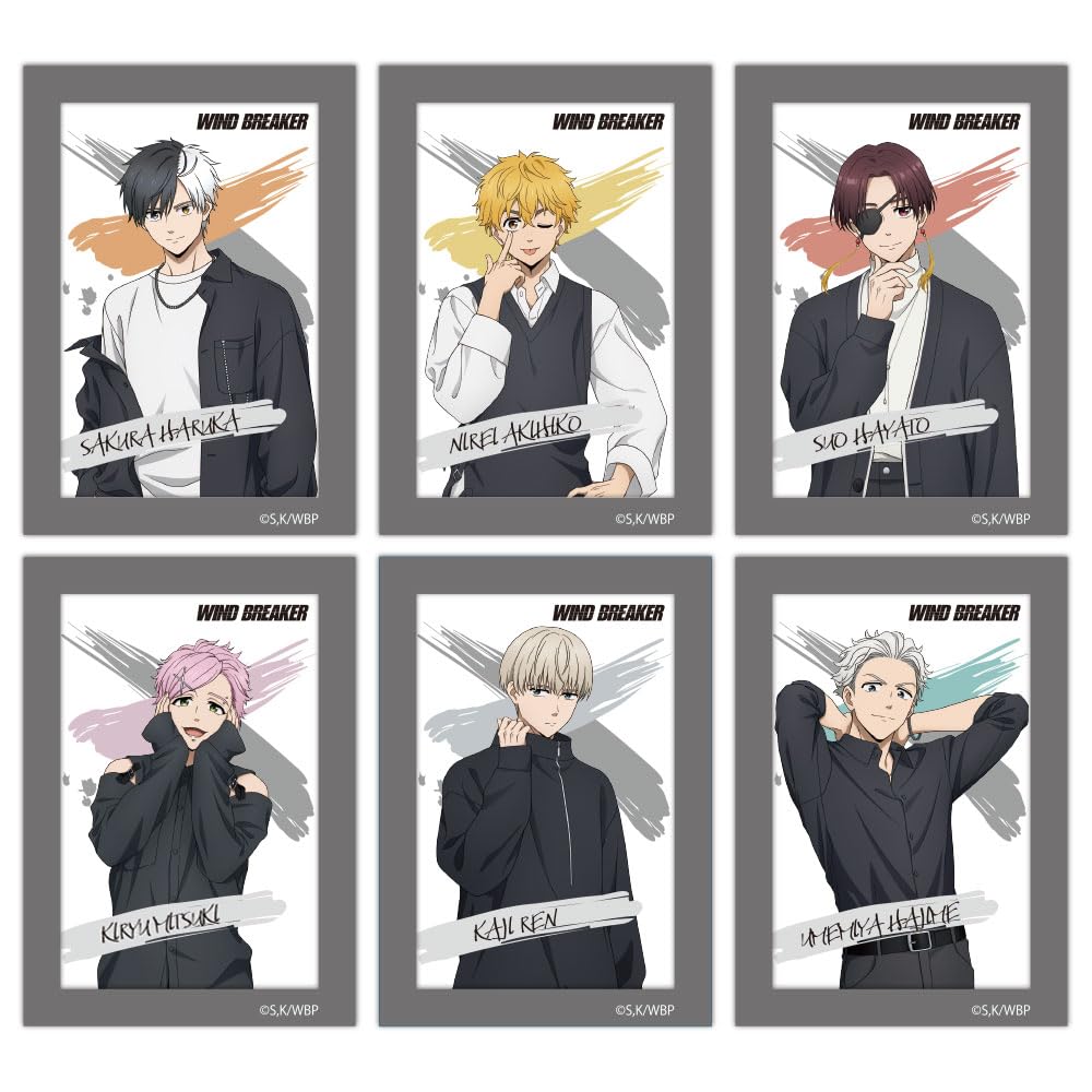 Календарь-открытка Hagoromo Frame Sheer Card  WIND BREAKER  -2026 г. - № 83341