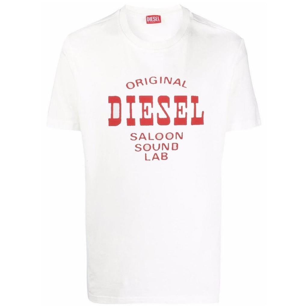 Diesel Unisex Adult Saloon Sound Lab Logo T-Shirt